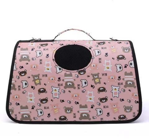 BOLSO DE TRANSPORTE PARA GATO O PERRO CHICO ( CONSULTAR TAMAÑOS Y DISEÑOS )