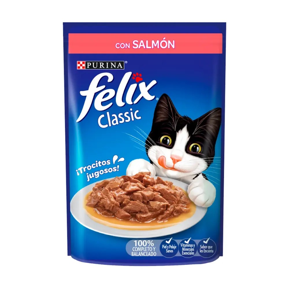FELIX SALMON GATO POUCH x 85 GRS